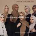 Tingyu funckly chaud whosale bulle froisser crimp hijabs